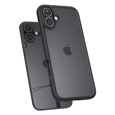 Чохол Spigen для iPhone 16, Ultra Hybrid, Matte Black (ACS08201)