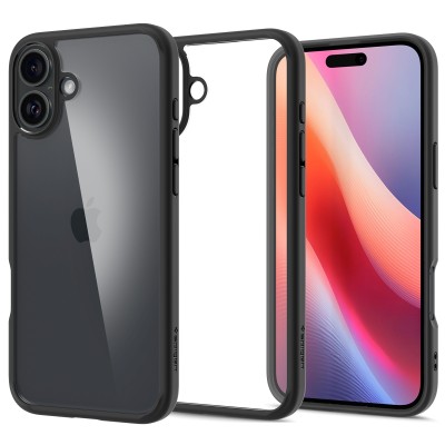 Чохол Spigen для iPhone 16, Ultra Hybrid, Matte Black (ACS08201)