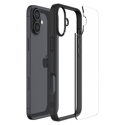 Чохол Spigen для iPhone 16, Ultra Hybrid, Matte Black (ACS08201)