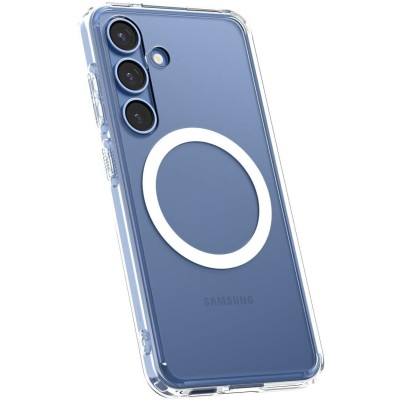 Чохол Spigen для Samsung Galaxy S25+, Ultra Hybrid MagFit, Clear White (ACS08981)
