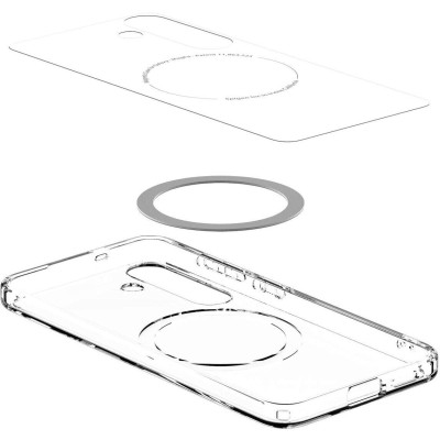 Чохол Spigen для Samsung Galaxy S25+, Ultra Hybrid MagFit, Clear White (ACS08981)