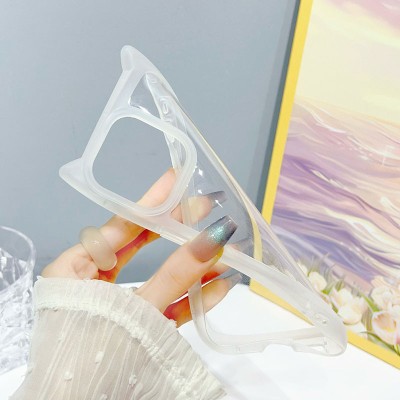 Чохол TPU Cat для Apple iPhone 13 Pro (6.1") Transparent Чохол TPU Cat для Apple iPhone 13 Pro (6.1") Transparent