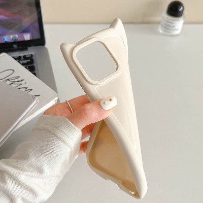 Чохол TPU Cat для Apple iPhone 15 Pro (6.1") Antique White Чохол TPU Cat для Apple iPhone 15 Pro (6.1") Antique White
