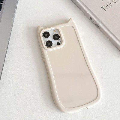 Чохол TPU Cat для Apple iPhone 15 Pro (6.1") Antique White Чохол TPU Cat для Apple iPhone 15 Pro (6.1") Antique White