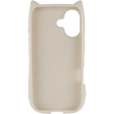 Чохол TPU Cat для Apple iPhone 16 (6.1") Antique White