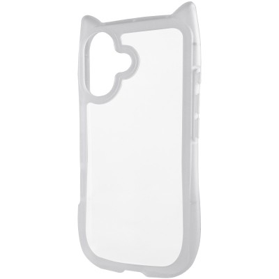 Чохол TPU Cat для Apple iPhone 16 (6.1") Transparent Чохол TPU Cat для Apple iPhone 16 (6.1") Transparent