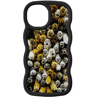 Чохол TPU Cloudy Pictures для Apple iPhone 15 (6.1") Paws