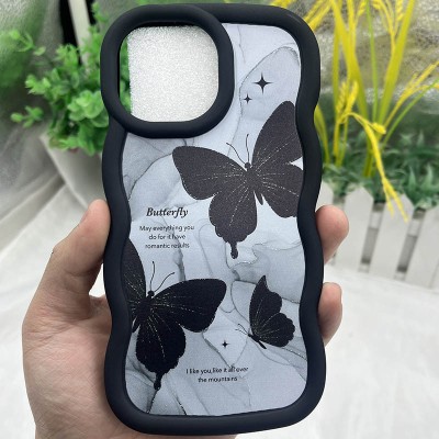 Чохол TPU Cloudy Pictures для Apple iPhone 15 Pro Max (6.7") Butterflies