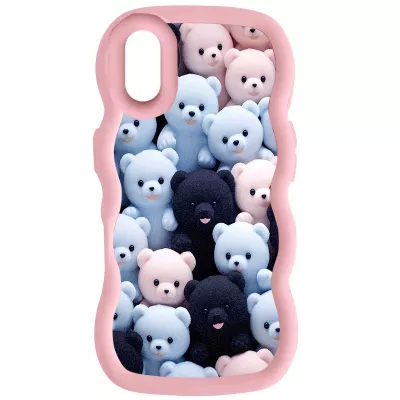 Чохол TPU Cloudy Pictures для Apple iPhone X / XS (5.8") Bears