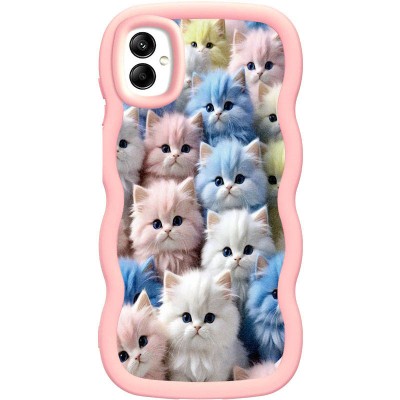 Чохол TPU Cloudy Pictures для Samsung Galaxy A06 Kittens