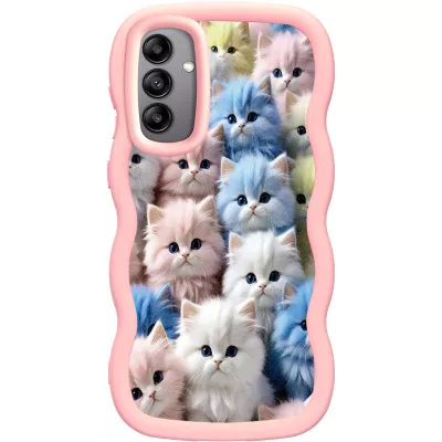 Чохол TPU Cloudy Pictures для Samsung Galaxy A35 Kittens