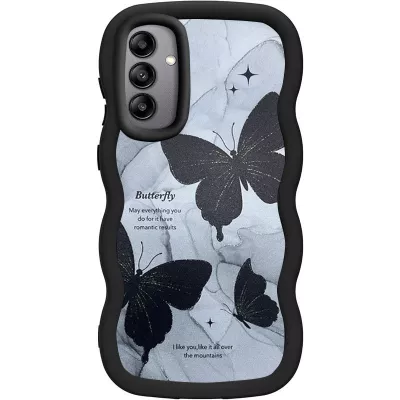 Чохол TPU Cloudy Pictures для Samsung Galaxy A36 5G Butterflies