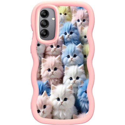 Чохол TPU Cloudy Pictures для Samsung Galaxy A55 Kittens