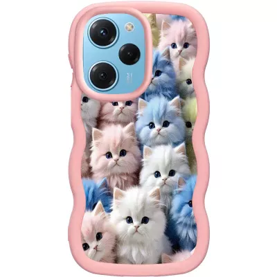 Чохол TPU Cloudy Pictures для Xiaomi Poco X5 Pro 5G / Note 12 Pro 5G Kittens