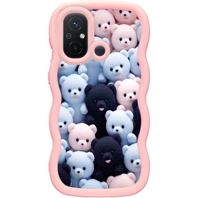 Чохол TPU Cloudy Pictures для Xiaomi Redmi 12C / Poco C55 Bears Чохол TPU Cloudy Pictures для Xiaomi Redmi 12C / Poco C55 Bears
