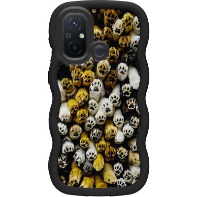 Чохол TPU Cloudy Pictures для Xiaomi Redmi 12C / Poco C55 Paws