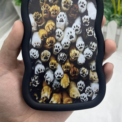 Чохол TPU Cloudy Pictures для Xiaomi Redmi 12C / Poco C55 Paws