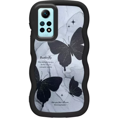 Чохол TPU Cloudy Pictures для Xiaomi Redmi Note 12 Pro 4G Butterflies