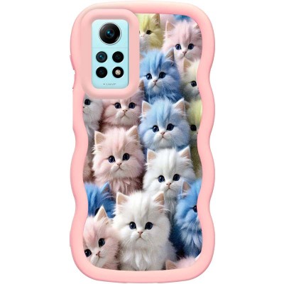 Чохол TPU Cloudy Pictures для Xiaomi Redmi Note 12 Pro 4G Kittens