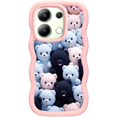 Чохол TPU Cloudy Pictures для Xiaomi Redmi Note 13 4G Bears