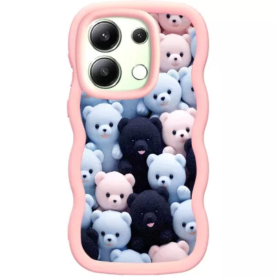 Чохол TPU Cloudy Pictures для Xiaomi Redmi Note 13 5G Bears