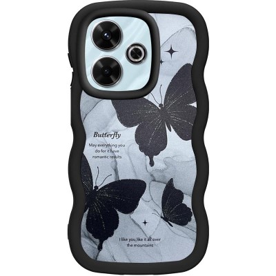 Чохол TPU Cloudy Pictures для Xiaomi Redmi Note 14 5G Butterflies