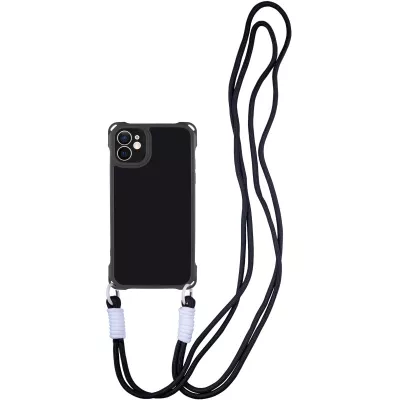 Чохол TPU CrossBody with straps для Apple iPhone 12 (6.1") Black