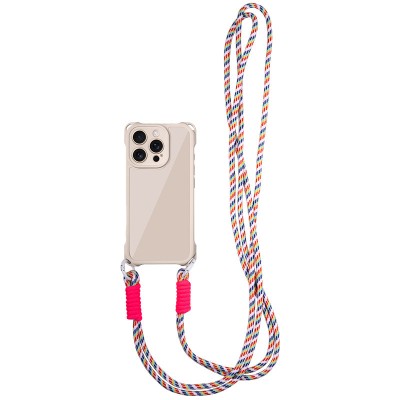 Чохол TPU CrossBody with straps для Apple iPhone 14 Pro (6.1") Antique White