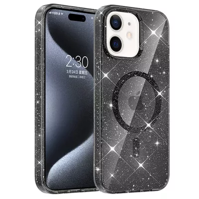 Чохол TPU Eclipse Sparkle (MagFit) для Apple iPhone 11 (6.1") Black
