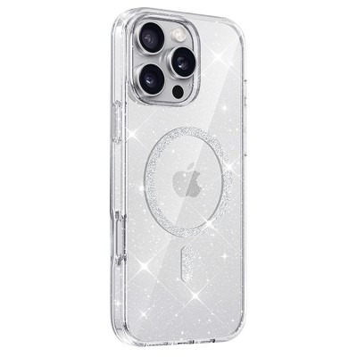 Чохол TPU Eclipse Sparkle (MagFit) для Apple iPhone 16 Pro Max (6.9") Clear