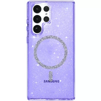 Чохол TPU Eclipse Sparkle (MagFit) для Samsung Galaxy S25 Ultra Purple