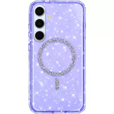 Чохол TPU Eclipse Sparkle (MagFit) для Samsung Galaxy S25+ Purple