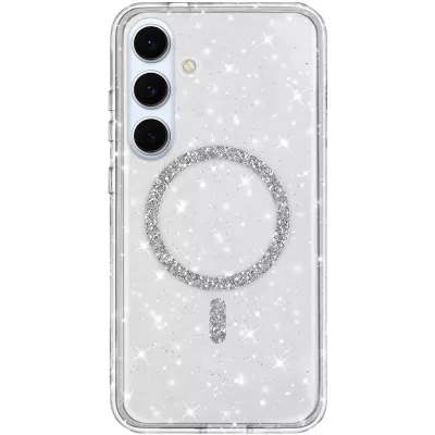 Чохол TPU Eclipse Sparkle (MagFit) для Samsung Galaxy S25+ Transparent