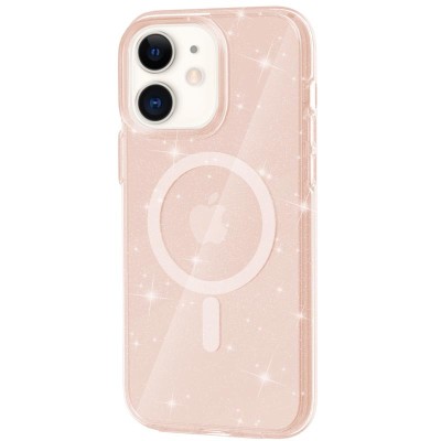 Чохол TPU Galaxy Sparkle (MagFit) для Apple iPhone 11 (6.1") Gold+Glitter