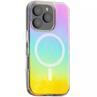 Чохол TPU Galaxy Sparkle (MagFit) для Apple iPhone 16 Pro Max (6.9") Chroma+Glitter