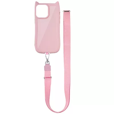 Чохол TPU GETMAN Cat with straps для Apple iPhone 14 Pro (6.1") Pink