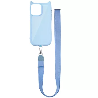 Чохол TPU GETMAN Cat with straps для Apple iPhone 14 Pro Max (6.7") Blue