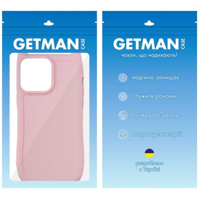 Чохол TPU GETMAN Cat with straps для Apple iPhone 14 Pro Max (6.7") Pink