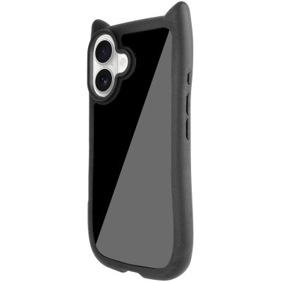 Чохол TPU GETMAN Cat with straps для Apple iPhone 16 Plus (6.7") Black Чохол TPU GETMAN Cat with straps для Apple iPhone 16 Plus (6.7") Black