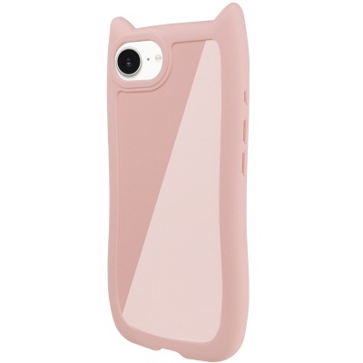 Чохол TPU GETMAN Cat with straps для Apple iPhone 16e (6.1") Pink