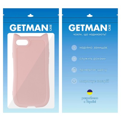 Чохол TPU GETMAN Cat with straps для Apple iPhone 16e (6.1") Pink