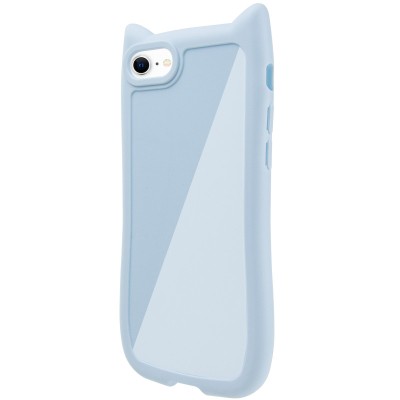 Чохол TPU GETMAN Cat with straps для Apple iPhone 7 / 8 / SE (2020) (2022) (4.7") Blue