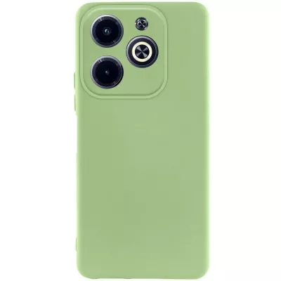 Чохол TPU GETMAN Liquid Silk Full Camera для Infinix Hot 40i Зелений / Pistachio