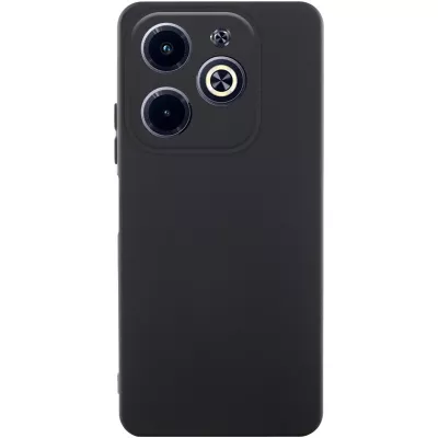 Чохол TPU GETMAN Liquid Silk Full Camera для Infinix Hot 40i Чорний / Black