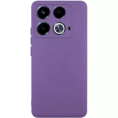 Чохол TPU GETMAN Liquid Silk Full Camera для Infinix Note 40 4G Фіолетовий / Amethyst