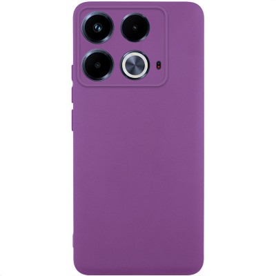 Чохол TPU GETMAN Liquid Silk Full Camera для Infinix Note 40 4G Фіолетовий / Grape Чохол TPU GETMAN Liquid Silk Full Camera для Infinix Note 40 4G Фіолетовий / Grape