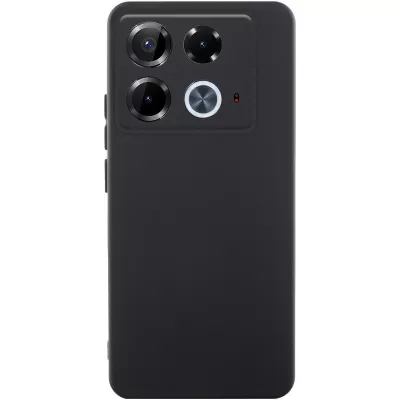 Чохол TPU GETMAN Liquid Silk Full Camera для Infinix Note 40 4G Чорний / Black
