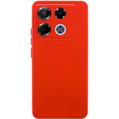 Чохол TPU GETMAN Liquid Silk Full Camera для Infinix Note 40 Pro 4G Червоний / Red