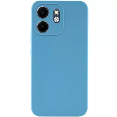 Чохол TPU GETMAN Liquid Silk Full Camera для Infinix Smart 9 4G / Hot 50i Блакитний / Blue