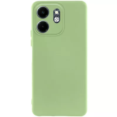 Чохол TPU GETMAN Liquid Silk Full Camera для Infinix Smart 9 4G / Hot 50i Зелений / Pistachio